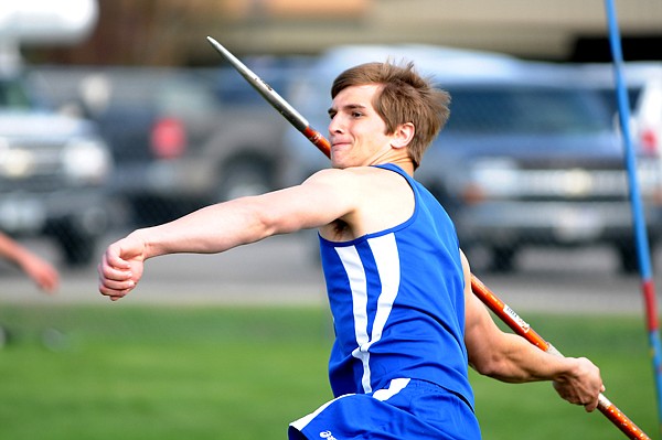 &lt;p&gt;Columbia Falls sophomore Mark Harder competes in the varsity boys javelin on Saturday morning, April 28, at the A.R.M. Invitational in Whitefish.&lt;/p&gt;