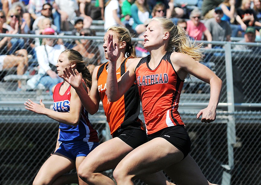 &lt;p&gt;Flathead&#146;s Monica White pulls away from the pack to win the 100-meter dash at the Archie Roe Invitational track meet at Legends Stadium on Saturday in 12.99 seconds. (Aaric Bryan/Daily Inter Lake)&lt;/p&gt;