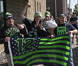 Seahawks linebacker K.J. Wright meets Moses Lake 12th Man