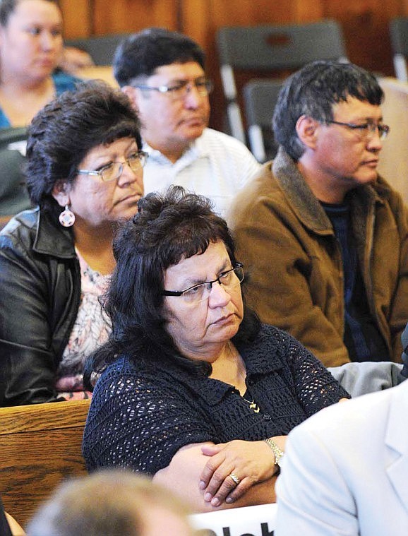 &lt;p&gt;Friends and family of Thomas Rabbit Jr. and Harvey Mad Man listen to testimony during the clemency hearing for Ronald Smith Wednesday morning in Powell County District court in Deer Lodge, Mont.. The family of two Blackfeet cousins killed by Ronald A. Smith argued the death sentence should be carried out. &#160;&lt;/p&gt;