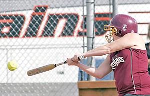 <p>Breanna Opland connects on a 2-2 pitch with the bases loaded and scores two to tie the game at 8 bottom of the sixth with no outs vs. Plains. (first of a doubleheader)</p>