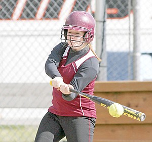 &lt;p&gt;Base hit Megan Hight bottom of the fourth vs. Plains, first of a doubleheader.&lt;/p&gt;