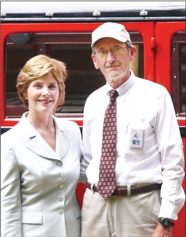 First Lady Laura Bush visits Park in 2004