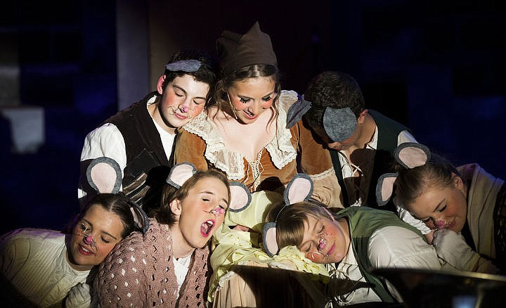 &lt;p&gt;LOREN BENOIT/Press Cinderella, played by Autumn Plucker, rests with her mice at the end of the scene, &quot;In My Own Little Corner,&quot; during a dress rehearsal for The Rodgers and Hammerstein play on Tuesday, April 19, 2016. The play was presented by the Coeur d'Alene High School Theatre Department.&lt;/p&gt;