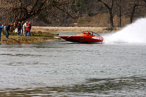 &lt;p&gt;Jet boat race fans line the banks of the St. Joe River in May 2012, cheering as one of sleek vessels approaches the river bend at Scott Park during the first leg of the 2012 World Championship Jet Boat Marathon held for the first time that year in St. Maries.&lt;/p&gt;