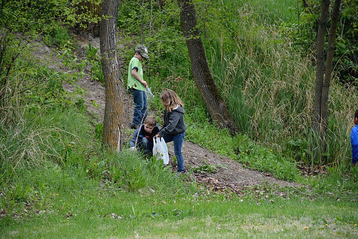 &lt;p&gt;&lt;strong&gt;Aden Mitchell, Neveah Draper and Brodie Walhood take to a hillside to find trash.&lt;/strong&gt;&lt;/p&gt;&lt;p&gt;&lt;strong&gt;&#160;&lt;/strong&gt;&lt;/p&gt;