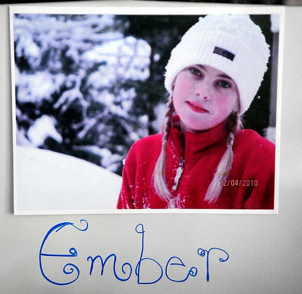 &lt;p&gt;A photo of Ember Fortuna is displayed on the whiteboard in Amber Britt&#146;s art room at Bigfork Elementary School.&lt;/p&gt;