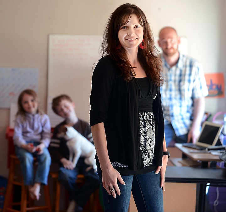 &lt;p&gt;Maria Phelps, founder of Find it Marketing and Find it Montana at her home in Olney with her husband Kevin, son Jack, and daugther Abby on Wednesday, April 30. (Brenda Ahearn/Daily Inter Lake)&lt;/p&gt;