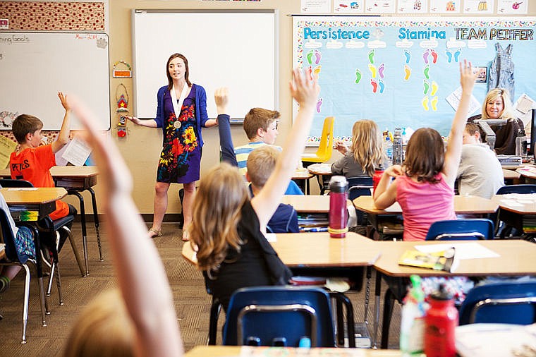 &lt;p&gt;Glacier High School senior Sierra Crandell speaks to fifth-grade students about what to expect in middle school Friday afternoon at Peterson Elementary. Crandell was named Distinguished Young Woman of Montana and will be traveling to Mobile, Ala., in June to participate in the 57th Annual Distinguished Young Woman National Finals. May 2, 2014 in Kalispell, Montana. (Patrick Cote/Daily Inter Lake)&lt;/p&gt;