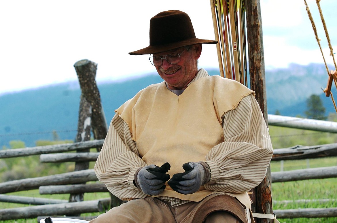 &lt;p&gt;Elliott Natz/Lake County Leader Donald Safford works on making an arrowhead from a piece of obsidian rock while hosting his station at the Rendezvous. Safford started making arrowheads 12 years ago and tries to make at least two heads a day. &quot;Now I can't go buy a rock without hitting it,&quot; Safford said.&lt;/p&gt;