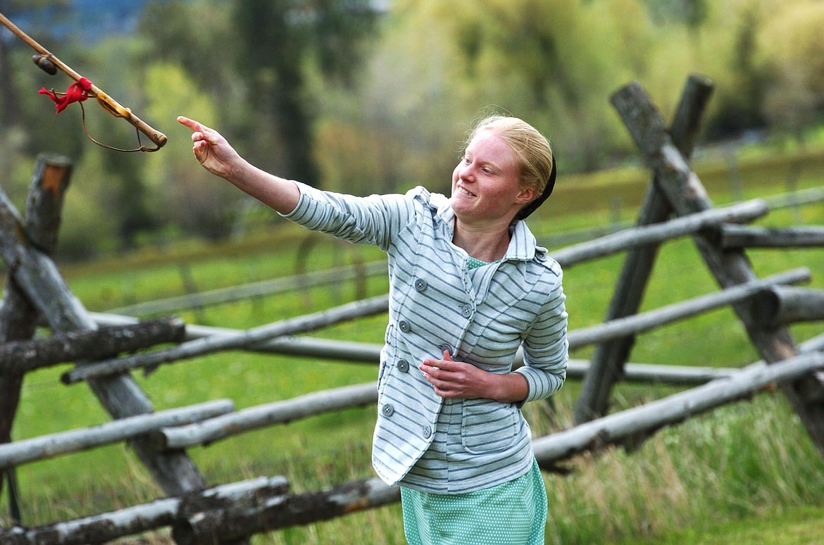 &lt;p&gt;Rebeca Unruh throws the atlatl a little too hard, accidentally throwing the spear and the handle. The atlatl demonstration was put on by Don Safford.&lt;/p&gt;