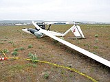 Glider crashes at Ephrata airport