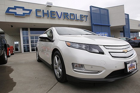 &lt;p&gt;A 2012 Chevrolet Volt is pictured outside a Chevrolet dealership in the south Denver suburb of Englewood, Colo.&lt;/p&gt;