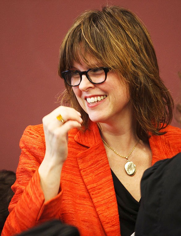 &lt;p&gt;&lt;strong&gt;Agency on Aging&lt;/strong&gt; director Lisa Sheppard smiles after hearing her job is safe Tuesday afternoon at the county commissioners' office in Kalispell.&#160;&lt;/p&gt;