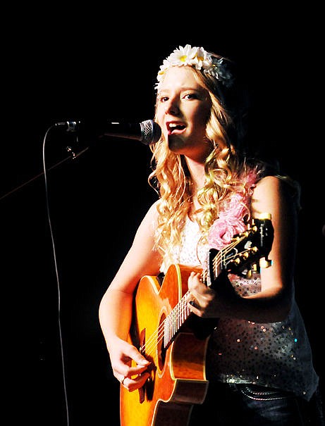 <p>Alea Leilani, a 13-year-old from Lakeside, performs on Friday, May 1, at the 2015 Majestic Valley Arena Country Showdown.</p>