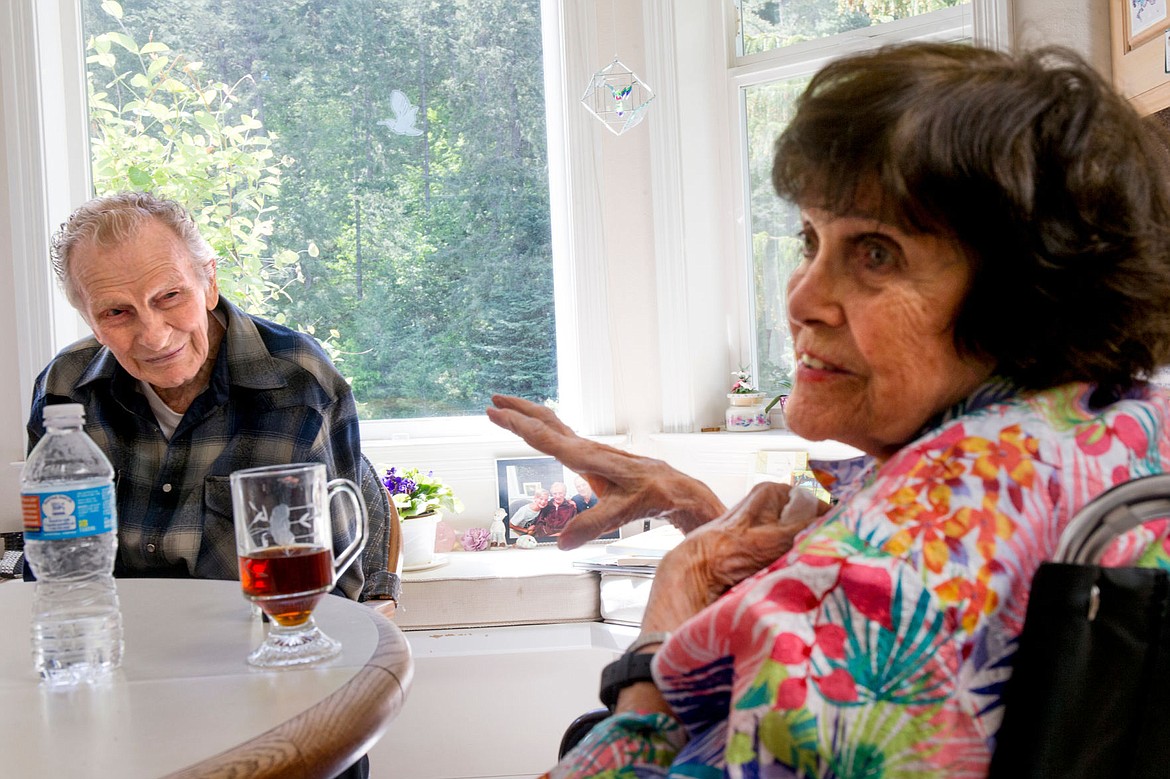 &lt;p&gt;Elmer Currie gazes at his wife of 75 years, Bernie, as she talks on Thursday in their Coeur d'Alene home about what she loves most about her husband. &quot;He's just so considerate,&quot; Bernie says. &quot;He's the most caring, genuine person I know.&quot;&lt;/p&gt;