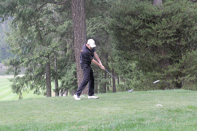 &lt;p&gt;Trent Brouilette of Plains High School drives the first tee of River's Bend Golf Course for the Thompson Falls Invitational on Saturday, May 3.&#160;&lt;/p&gt;