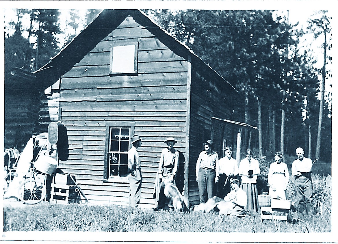 &lt;p&gt;The Stobie family stands around the ranch, which is located up Thompson River.&lt;/p&gt;