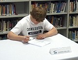 Darrin Miller signs to wrestle for Concordia University