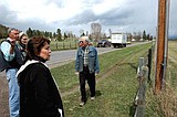 Rotary ready to start on bike path
