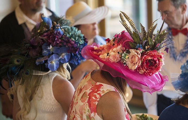 &lt;p&gt;LOREN BENOIT/Press Donning colorful dresses and hats, The Blazen Divaz raise money for local Veterans' charities at a Kentucky Derby Party held at the Hayden Country Club on May 7, 2016.&lt;/p&gt;