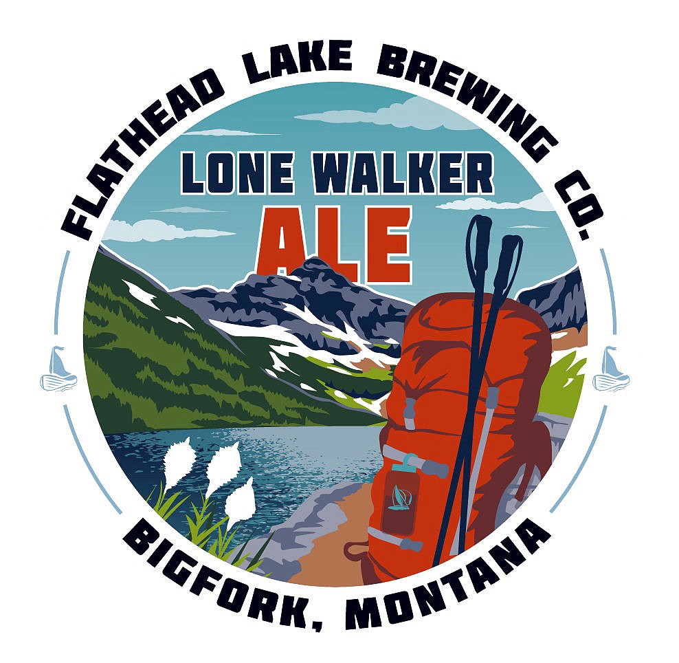 &lt;p&gt;Artwork created for the Lone Walker Ale. The beer will be available exclusively this summer at the Flathead Lake Brewing Company in Bigfork and at the lodges in Glacier National Park.&#160; (Brenda Ahearn/Daily Inter Lake)&lt;/p&gt;