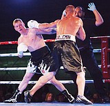 Lakeside professional boxer sweeps bouts