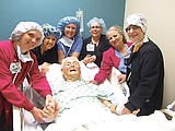 Nurses bid farewell to beloved doctor
