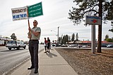 Local protest of Bank of America held