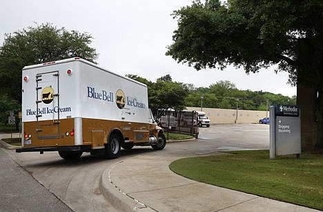 &lt;p&gt;A Blue Bell Ice Cream truck stops at Methodist Hospital in Dallas on April 23.&#160;&lt;/p&gt;