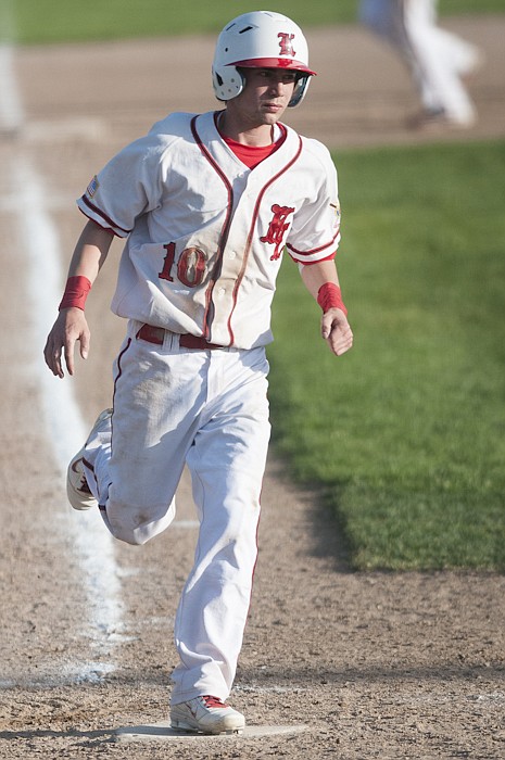 <p>Patrick Cote/Daily Inter Lake during the Lakers matchup against Libby Wednesday night at Griffin Field. Wednesday, May 9, 2012 in Kalispell, Montana.</p>
