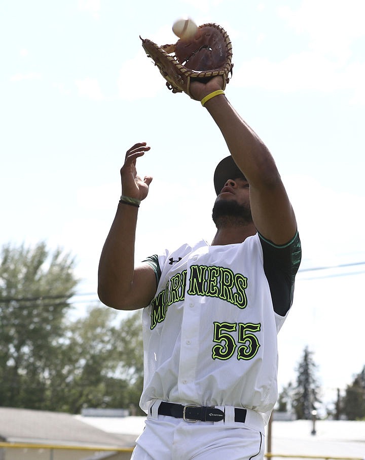 &lt;p&gt;Julian Jones catches a pop fly during the game Sunday afternoon.&lt;/p&gt;