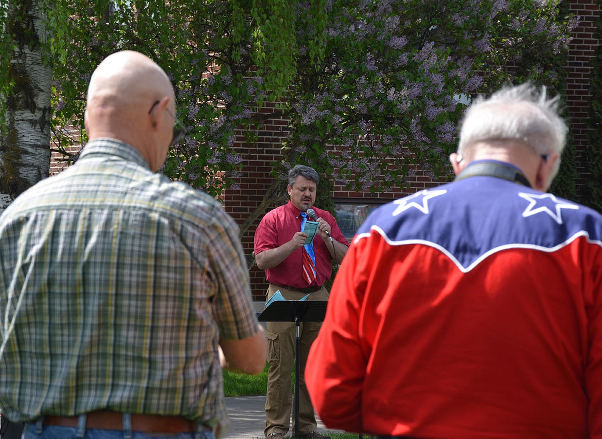 &lt;p&gt;&lt;strong&gt;Pastor Dale Buchich prayed at the National Day of Prayer event in front of the Lake County Courthouse May 5.&lt;/strong&gt;&lt;/p&gt;&lt;p&gt;&lt;strong&gt;&#160;&lt;/strong&gt;&lt;/p&gt;