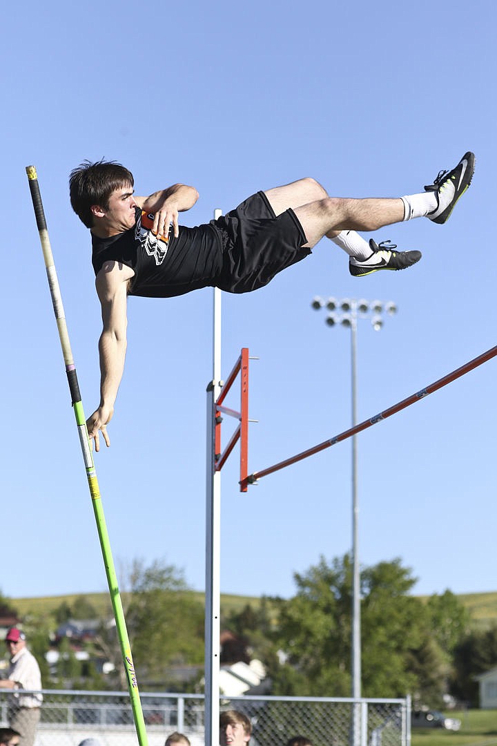 &lt;p&gt;Ronan's Collin McGuyer pole vaults during the Lake County meet in Polson last Tuesday.&lt;/p&gt;