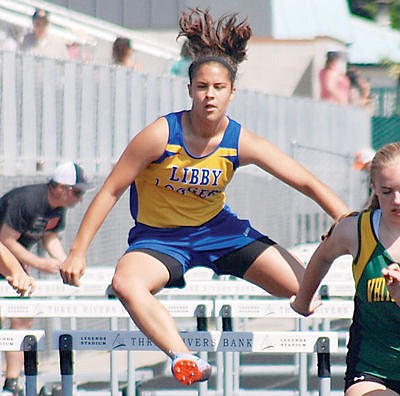 &lt;p&gt;Isabella Hollingsworth running the 110m hurdles, Archie Roe track meet.&lt;/p&gt;