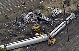 Rescuers search for Amtrak crash victims