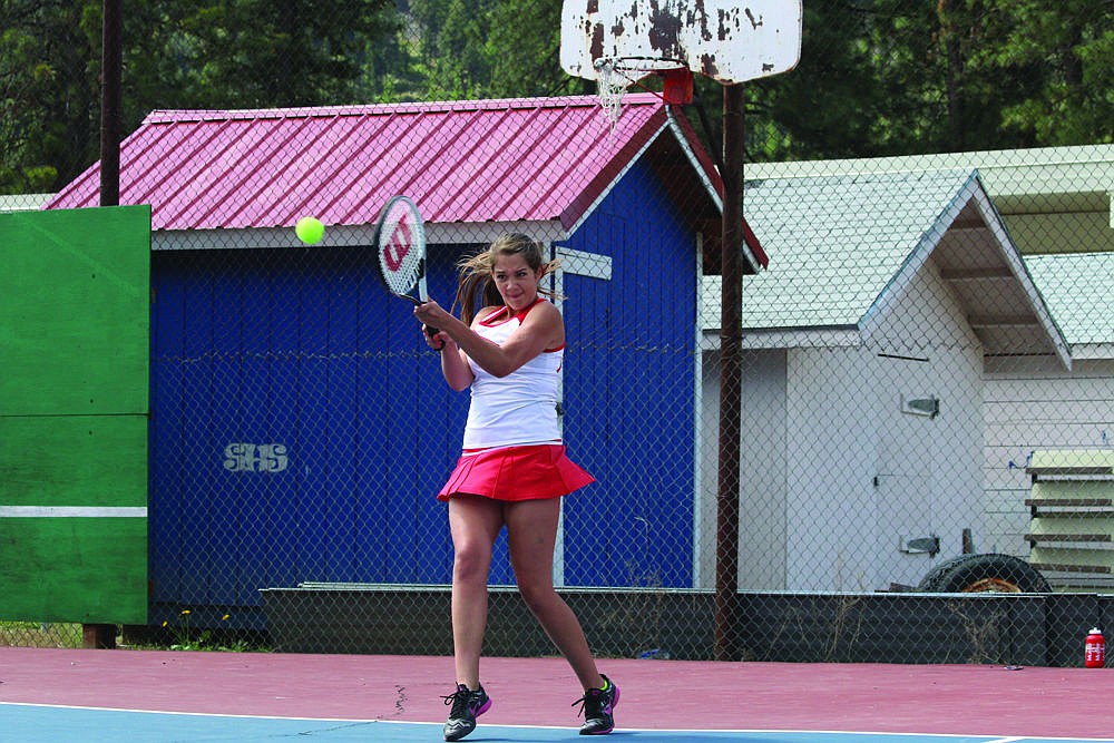 &lt;p&gt;Alise Ruthford returns a shot last week during the divisional tournament in Superior. She qualified for state.&lt;/p&gt;