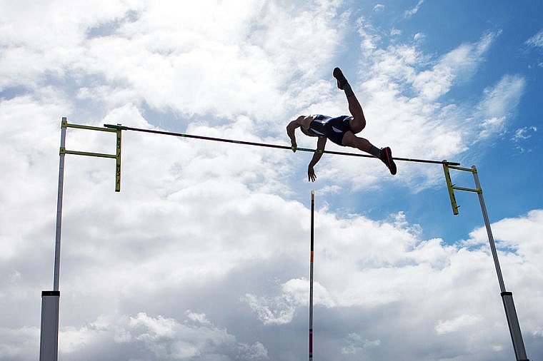 &lt;p&gt;Glacier senior Lonnie Sherman clears 14-6 in the pole vault Saturday during the Archie Roe track meet at Legends Stadium. Sherman won the event on that vault.&#160;&lt;/p&gt;