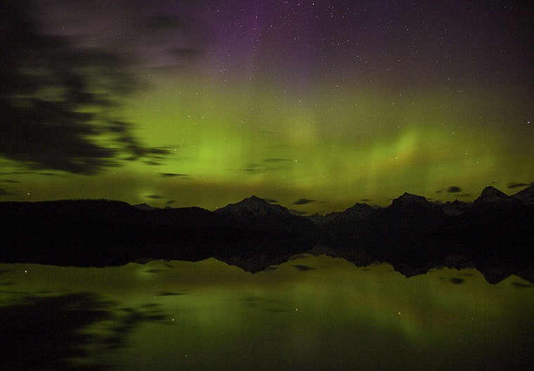 &lt;p&gt;The Northern Lights make an appearance over Lake McDonald on Thursday morning, May 8, at 2:30 a.m. in Glacier National Park. (Photo courtesy of Rick Huntsman)&lt;/p&gt;