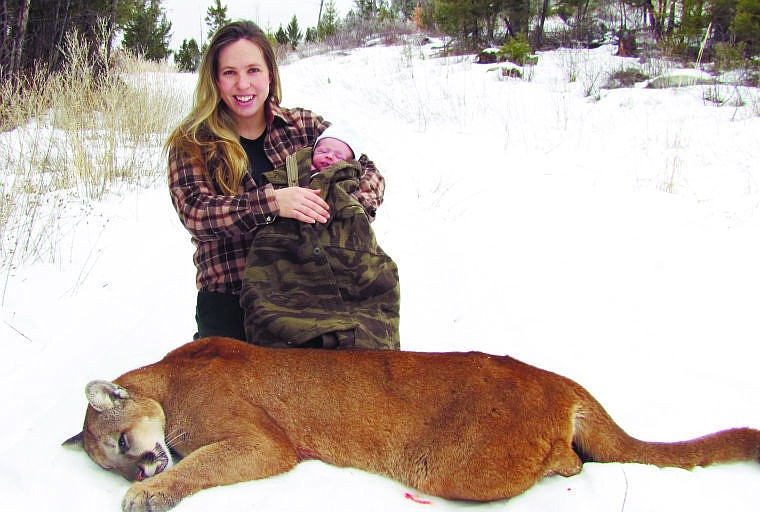 &lt;p&gt;Ashley Westphal hunted down a mature mountain lion in February 2012 just a couple of weeks after delivering her son through Caesarean section.&lt;/p&gt;