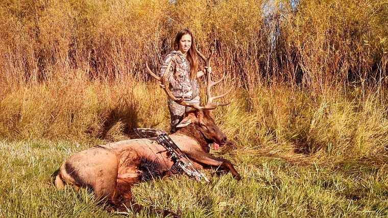 &lt;p&gt;Westphal poses with an elk she took down with her bow. Westphal is in the running for the online &#147;Extreme Huntress&#148; contest.&lt;/p&gt;&lt;p&gt;&lt;/p&gt;