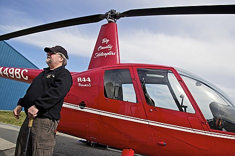 &lt;p&gt;Jim Van Sky, owner of Big Country Helicopters, began flying in 1992 and now offers flight services to tourists, photographers and videographers, engineers who need access to remote communication towers and cherry growers in Central Washington. Farmers utilize helicopters to help dry their cherry orchards after the early summer rains to ensure against a ruined crop due to absorption and splitting of the fruit.&lt;/p&gt;