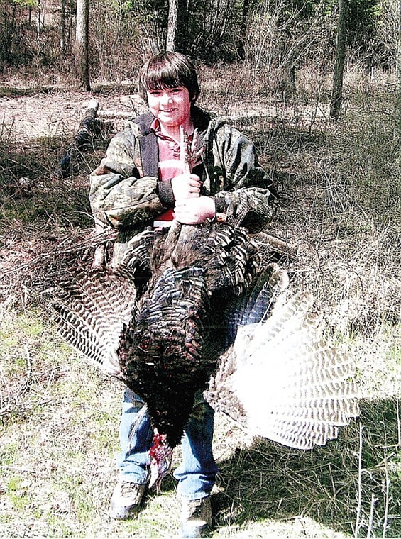 Caiden M. Safford, 11, graduated from the Fish and Wildlife Hunter Education Class at the top of his class April 15. Then this young man headed out into the great outdoors, near Chewelah, the next day and found this large 20-pound tom. We are told Caiden is not into the team sports, but has now found a new passion. Way to go Caiden.