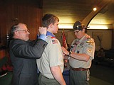 Jonah Bartrand receives Eagle Scout recognition