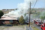 Fire damages roof of Soap Lake home
