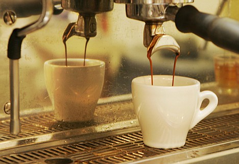 &lt;p&gt;In this Thursday, Aug. 14, 2008 photo, espresso flows into a cup at a coffee house in Overland Park, Kan. A large U.S. federal study concludes people who drink coffee seem to live a little longer. Researchers saw a clear connection between cups consumed and years of life. Whether it was regular or decaf didn't matter. The results are published in the Thursday, May 17, 2012 New England Journal of Medicine. (AP Photo/Orlin Wagner)&lt;/p&gt;