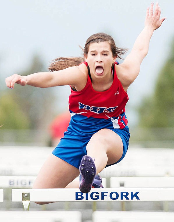 &lt;p&gt;Marissa Hiza runs the 100-meter hurdles Saturday morning during a track meet at Bigfork High School. May 17, 2014 in Bigfork, Montana. (Patrick Cote/Daily Inter Lake)&lt;/p&gt;