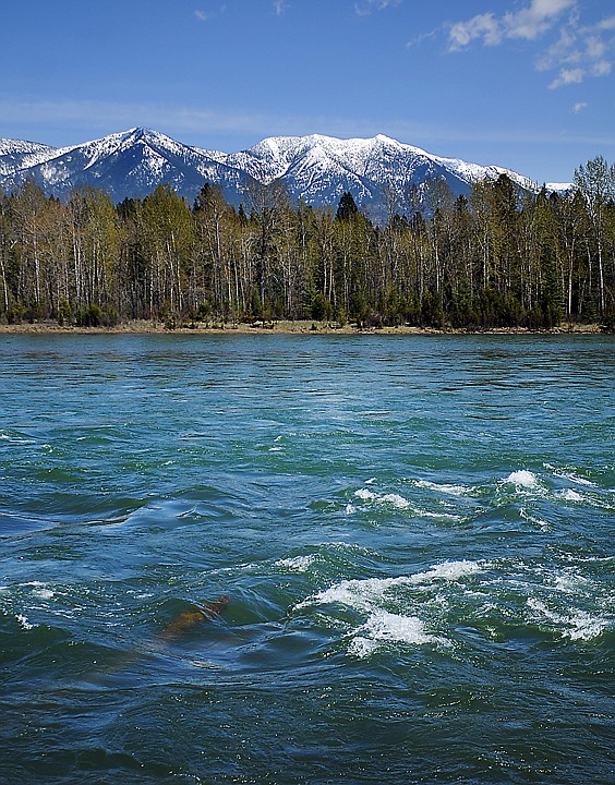 &lt;p&gt;Whitewater waves crest on the Flathead River near the Pressentine Bar Fishing Access on Monday, May 12, north of Kalispell. (Brenda Ahearn/Daily Inter Lake)&lt;/p&gt;