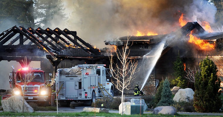 &lt;p class=&quot;p1&quot;&gt;&lt;span style=&quot;font-size: 12px;&quot;&gt;West Valley and Smith Valley fire departments were among four departments to respond to a structure fire near West Valley Drive and Martin Creek Lane on Monday evening, south of Whitefish.&#160;&lt;/span&gt;&lt;/p&gt;