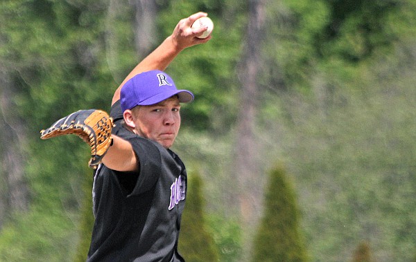 Eric Milner pitching